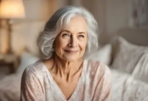 Chemise de nuit femme senior